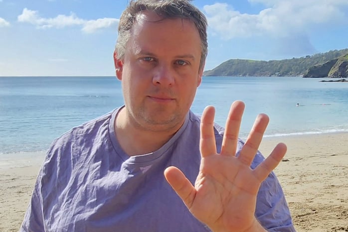 James Mustoe had searched unsuccessfully for his missing wedding ring.