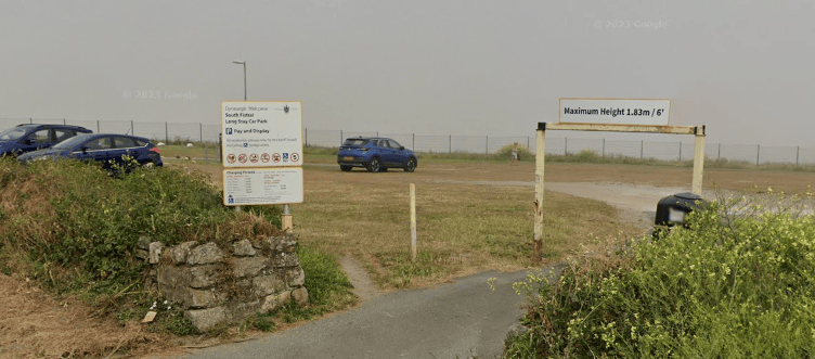 South Fistral car park (Google Street View)