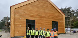 New community pavilion reaches milestone