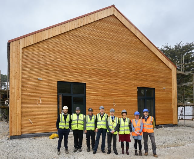 New community pavilion reaches milestone