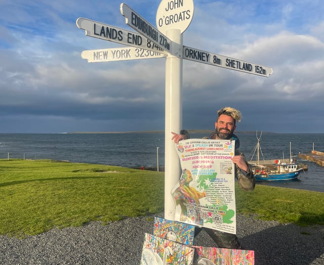 Artist returns to complete nationwide mental health tour 