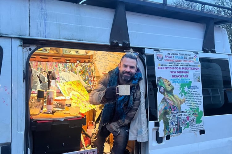 Graham has lived on the road in his van running events week after week