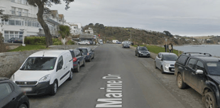 Main road in Looe blocked after car flips onto its roof