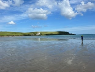 Search for missing man off Polzeath Beach
