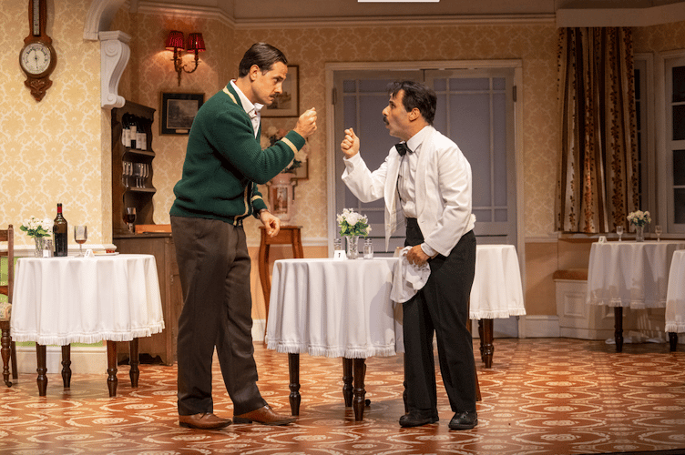 (L-R) Danny Bayne who plays and Hemi Yeroham who portrays Manuel make a great double act (Picture: Hugo Glendinning)