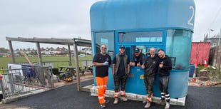 Tamar Bridge booth gets new lease of life at football club