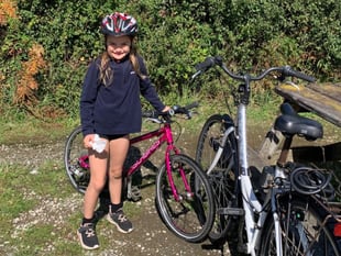 Youngster taking on bike ride for charities close to her heart