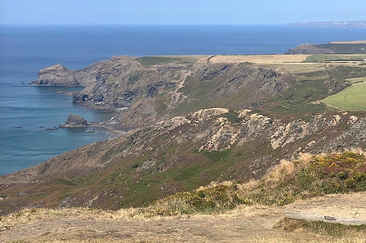 The views from High Cliff  in North Cornwall are amazing on a clear day. (Picture: Andrew Townsend)