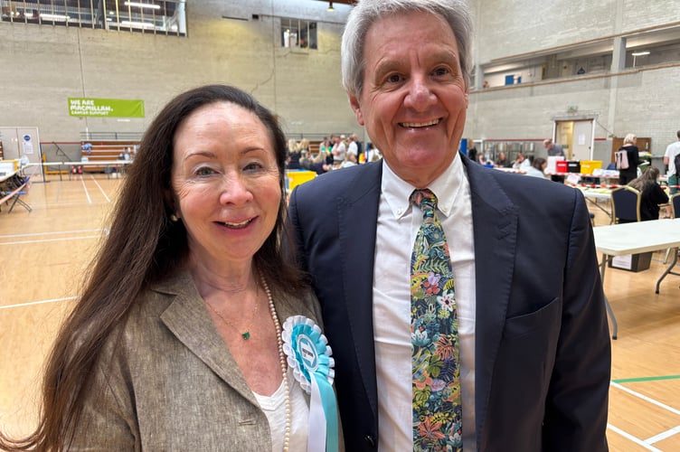 Reform's Susanne Desmonde was voted on to the Pool & Tehidy, replacing her husband Philip, who represented the Conservatives and stood down at the election