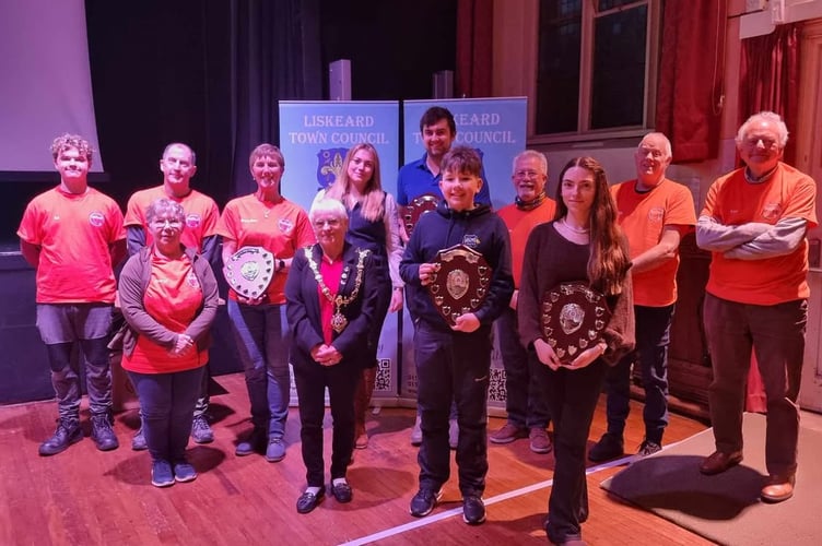 All the winners from the hugely successful Liskeard Community Champion Awards held at the Public Hall
