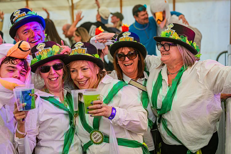Many festivalgoers dressed in fancy dress for the occasion (Picture: Rattler Fest)