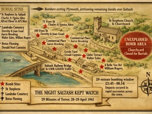 Saltash pays tribute to nine killed in Blitz horror 85 years ago