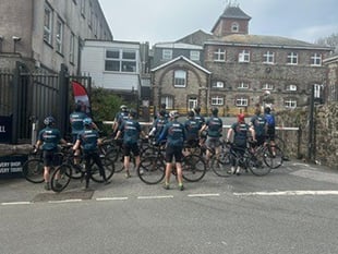 Bike ride from Kent to Cornwall raises funds for two charities