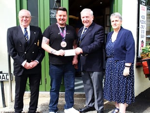 Butcher pounds London streets to raise thousands for charity