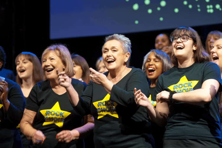 Four new towns across Cornwall are offering Rock Choir taster sessions