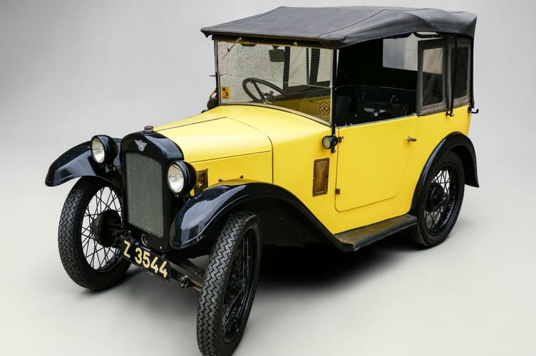 The Austin 7 will be auctioned on May 29