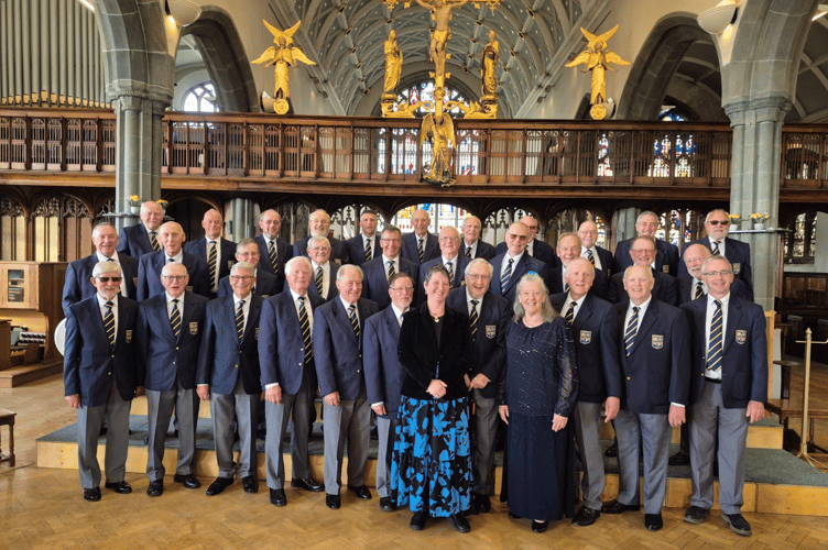 Minehead Male Voice Choir performed at St Michael's Church