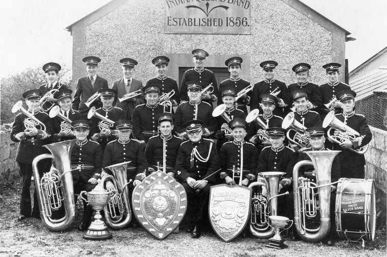 Indian Queens Band in 1956