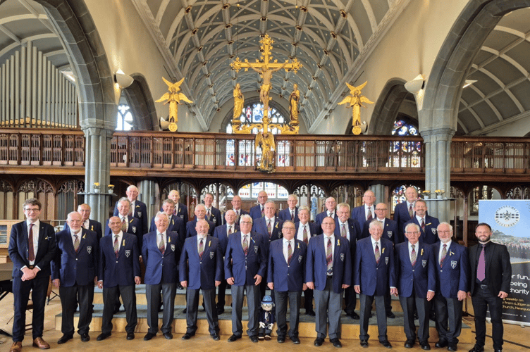 Weybridge Male Voice Choir performed at St Michael's Church