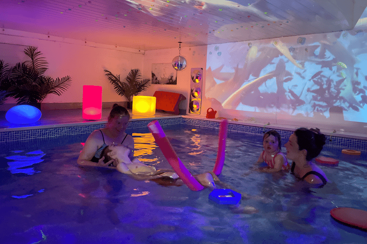 A sensory pool session (Picture: Warren Wilkins)