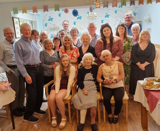 Joyful celebrations as Liskeard centenarian turns 100