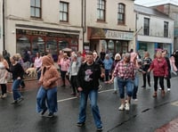 Rain can’t stop Saltash dancers in flash mob spectacle