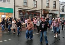 Rain can’t stop Saltash dancers in flash mob spectacle