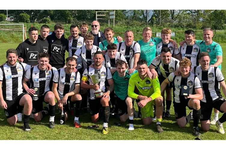 Penzance Walter C Parson League Cup holders.