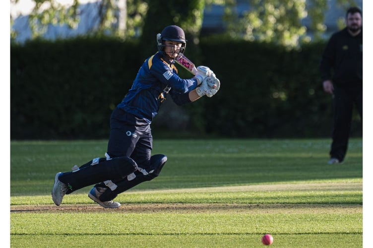 Charlie Kent, century for Truro v Stithians.