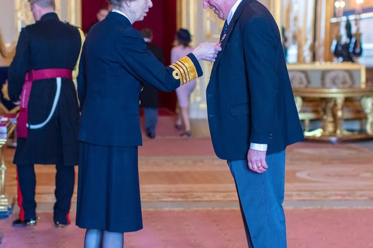 Mr Horner was made a Member of the Order of the British Empire (MBE) for his contribution to saving lives at sea