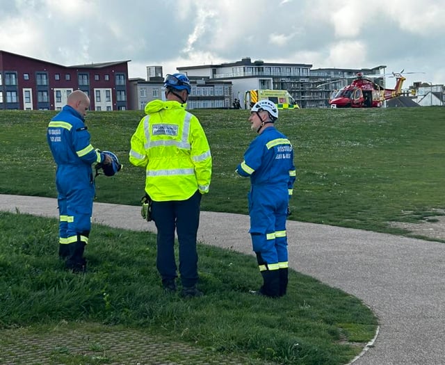Man sustains serious injuries after falling from cliff