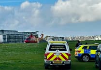 Beach closed for emergency services to help casualty