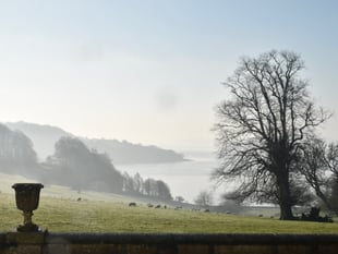 Mental health sunrise walk at Trelissick