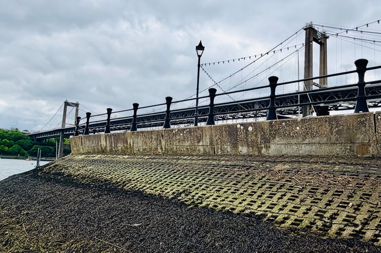 Saltash’s waterfront is set to undergo major engineering as works begin at Jubilee Green to protect the area from erosion and future climate pressures (Picture: Cornish Times)