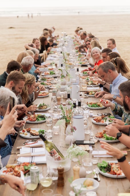 Watergate Bay Hotel summer events Sunset supper club