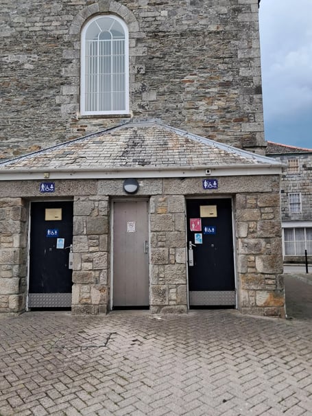 The public toilets in Union Square (Picture: St Columb Town Council)