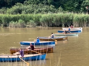 Cornish skiff rowing marks 75 years