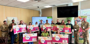 Hospice thanks businesses for colourful community support  