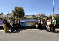 Pupils create community artwork to greet rail passengers