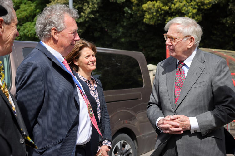 HRH Duke of Gloucester visits YMCA Cornwall in Penzance on Wednesday 13 May 2026. Photo by Penzance Council