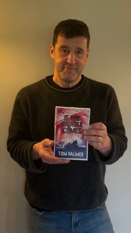 Author Tom Palmer will travel from Penzance to Bude to meet young readers and families in communities across the Duchy