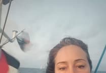 Defiant aid worker on her way to deliver humanitarian aid