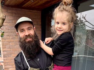 Dad's 270-mile run for daughter