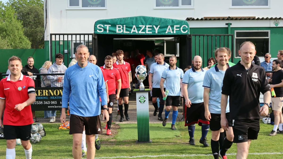 Annual charity football match raises £2,100