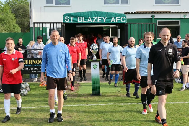 Annual charity football match raises £2,100