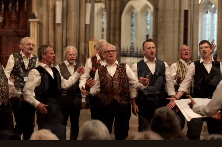 The City of Truro Male Choir perform Mambo Italiano