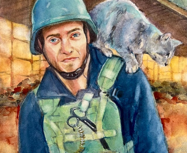 Ukraine war stories captured in powerful art exhibition