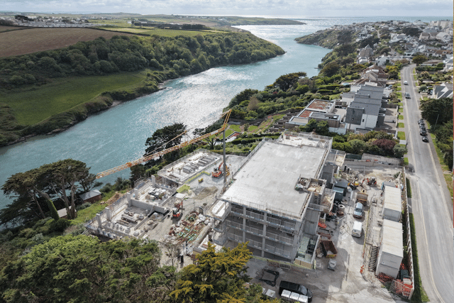 Luxury riverside housing scheme taking shape