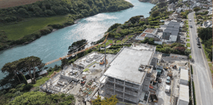 Luxury riverside housing scheme taking shape