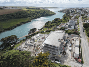 Luxury riverside housing scheme taking shape